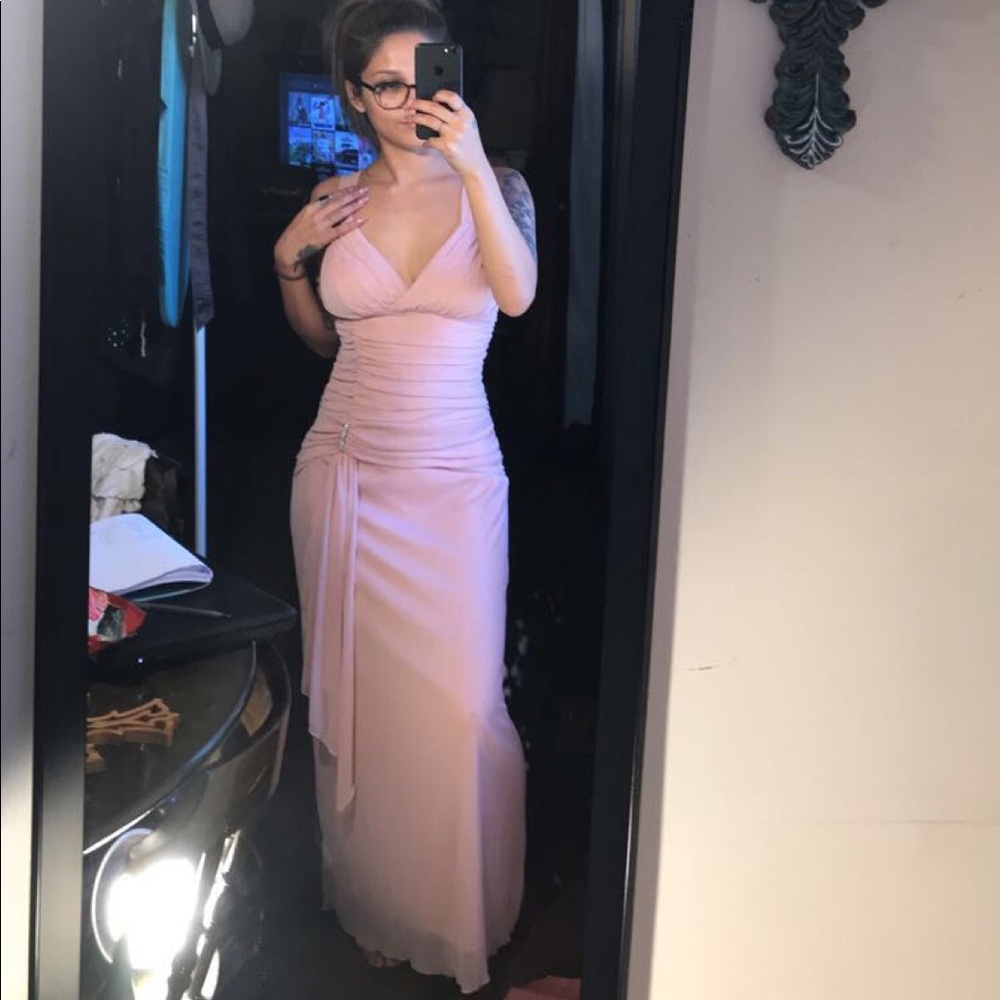Pink gown dress size 4